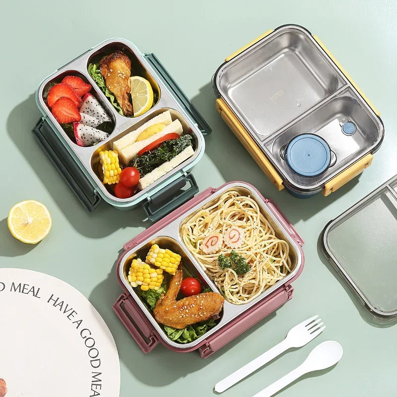 Lunch box en inox pour petits et grands