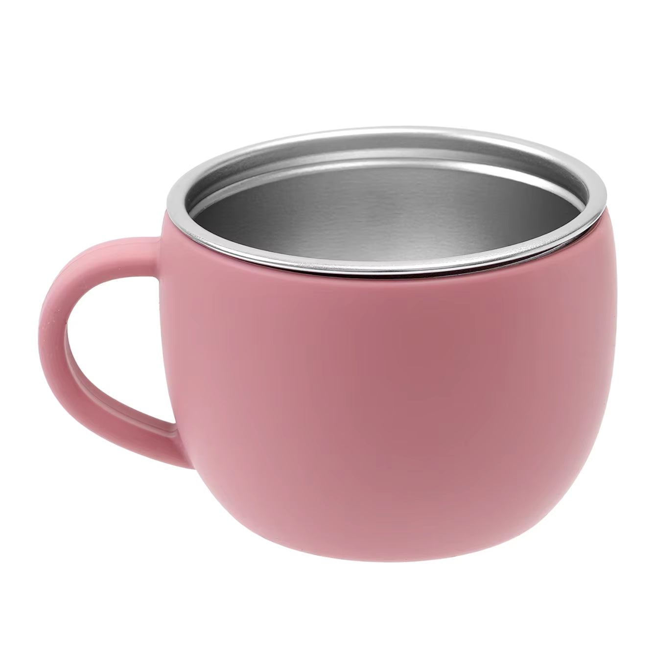 Color Kids 1PC Baby Stainless Steel Water Cup Detachable Silicone Mug Cup BPA Free Feeding Water Bottle for Children'S Tableware