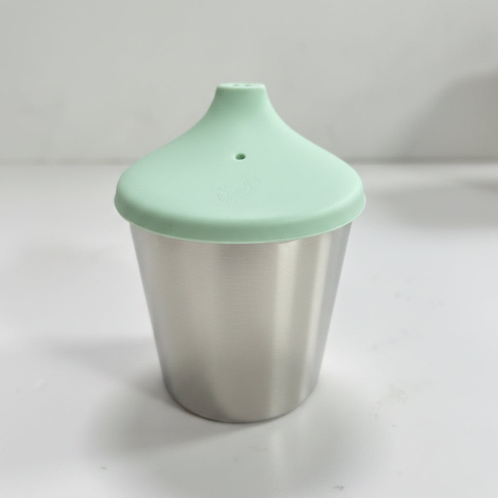Gobelet d'apprentissage 2-en-1 en inox