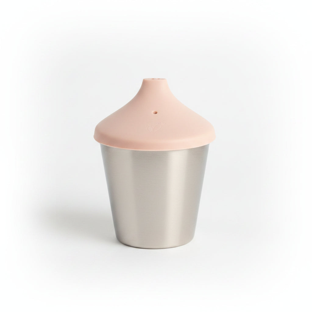 Gobelet d'apprentissage 2-en-1 en inox