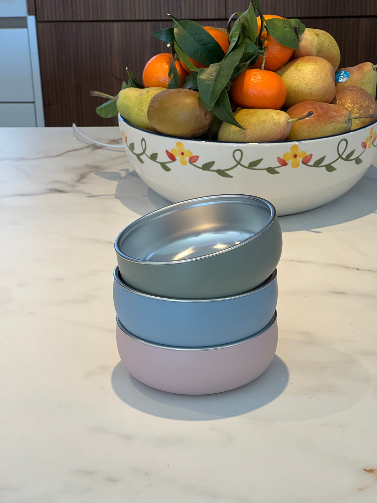 Trio Repas Inox - 2 Bols + 1 Tasse