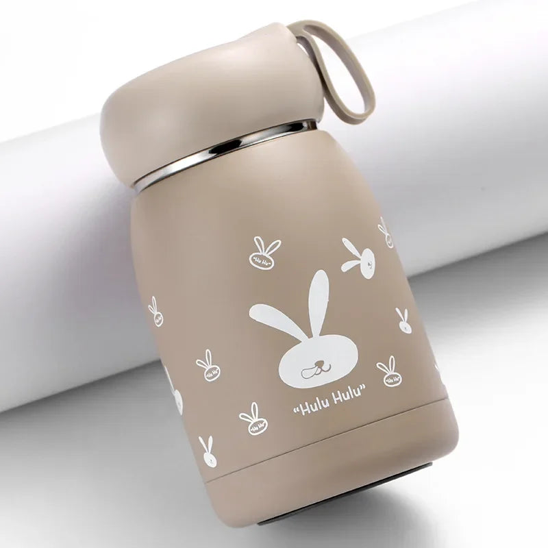 Mini 320Ml Cute Thermos Bottle Portable Thermal Mug Stainless Steel Insulation Cup Vacuum Flasks Water Bottle for Girls Kid