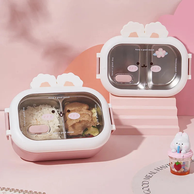 Lunch Box en Inox lapin