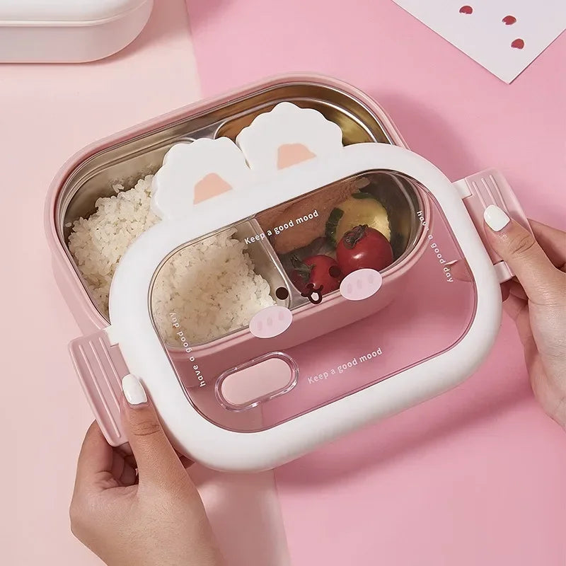 Lunch Box en Inox lapin