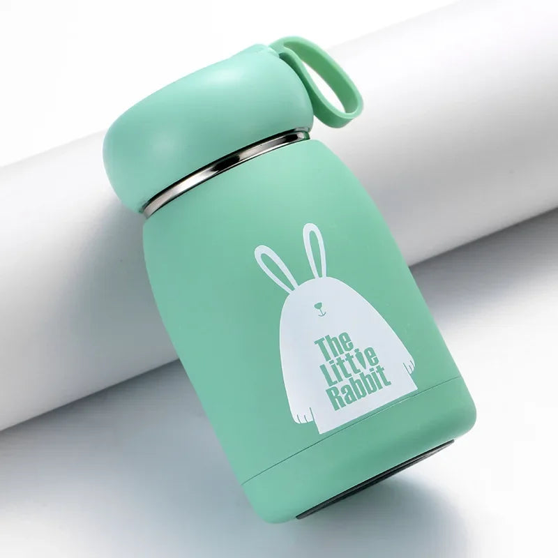 Mini 320Ml Cute Thermos Bottle Portable Thermal Mug Stainless Steel Insulation Cup Vacuum Flasks Water Bottle for Girls Kid