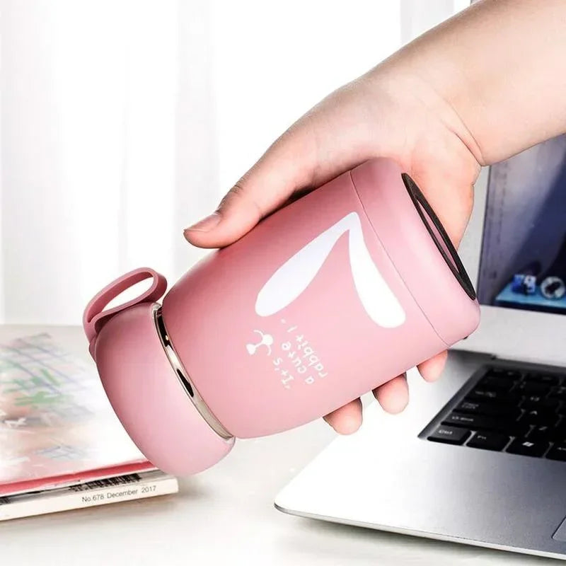 Mini 320Ml Cute Thermos Bottle Portable Thermal Mug Stainless Steel Insulation Cup Vacuum Flasks Water Bottle for Girls Kid
