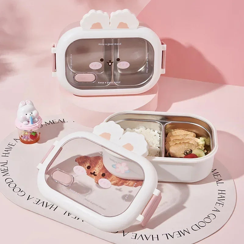 Lunch Box en Inox lapin
