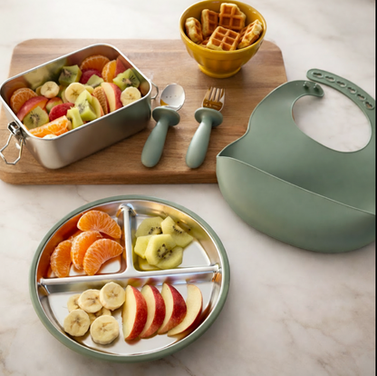 Set complet en Inox et silicone premium