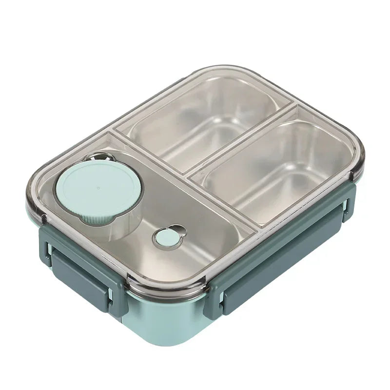 Lunch Box en Inox avec Couverts enfant et adultes 