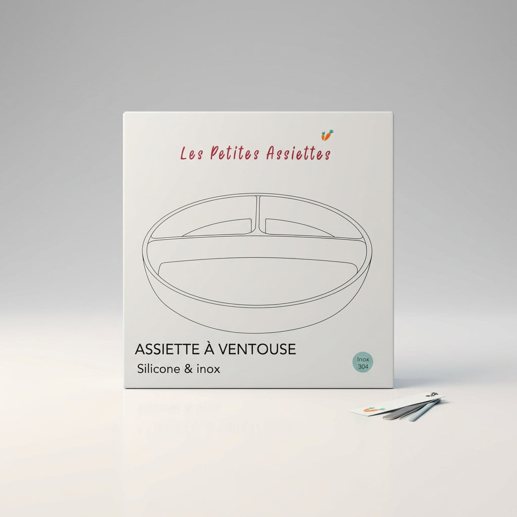 assiette inox pour bébé