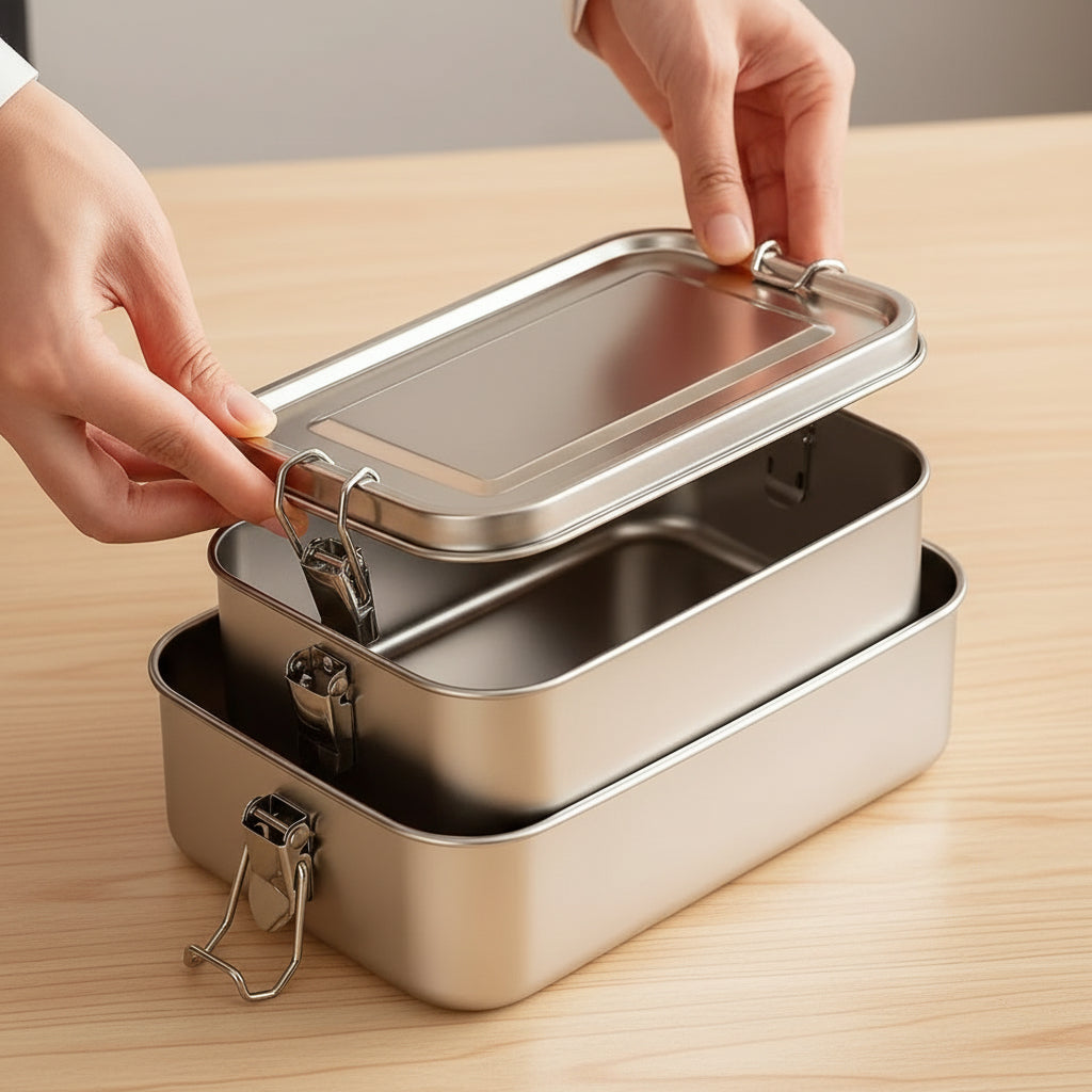 Lunch box en inox hermétique