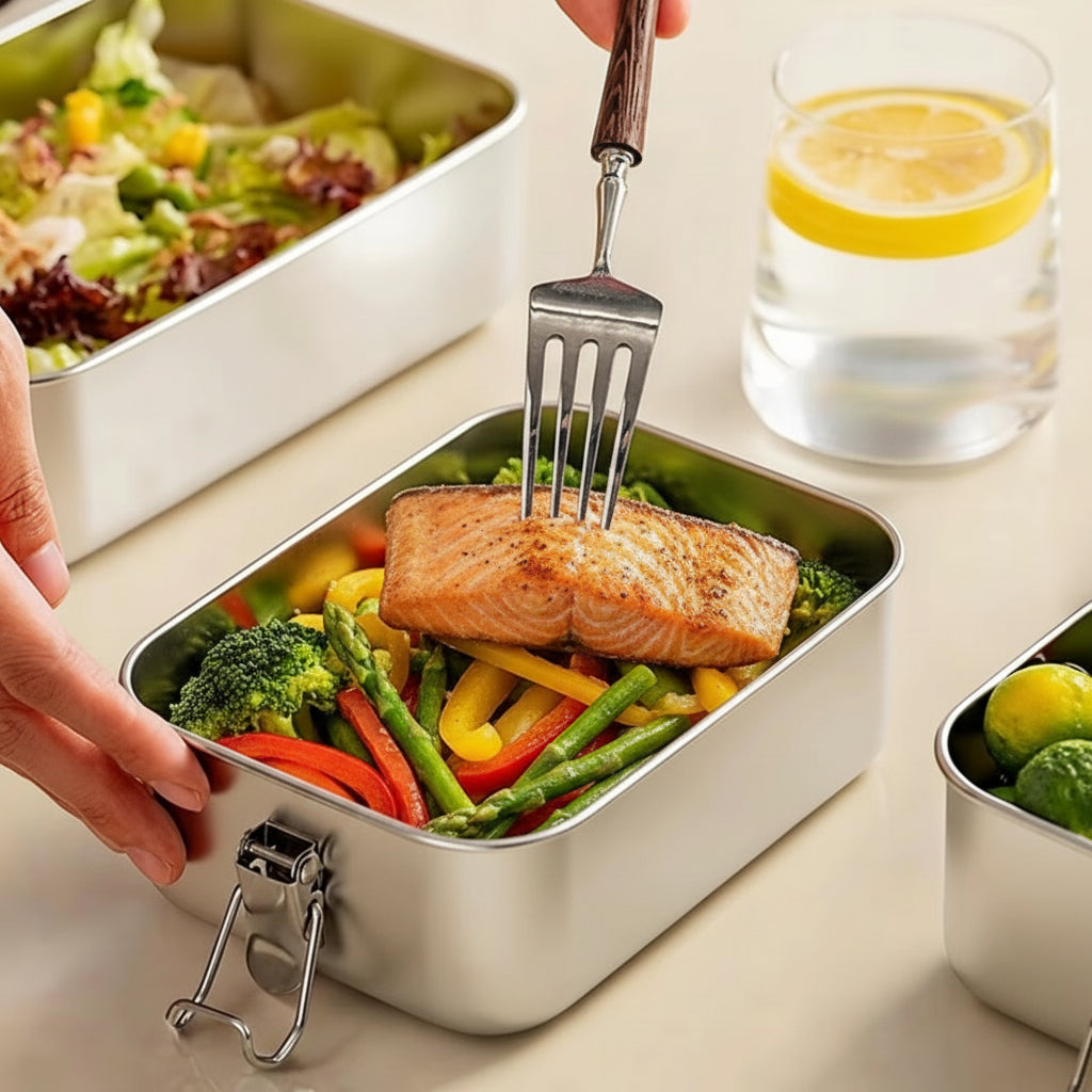 Lunch box en inox hermétique