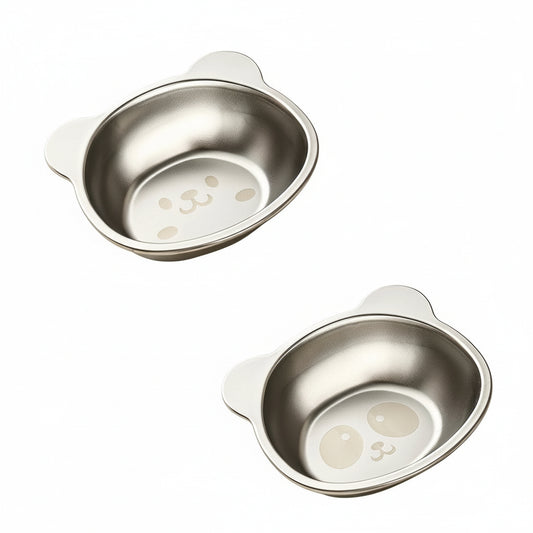 Bol en inox ourson & panda