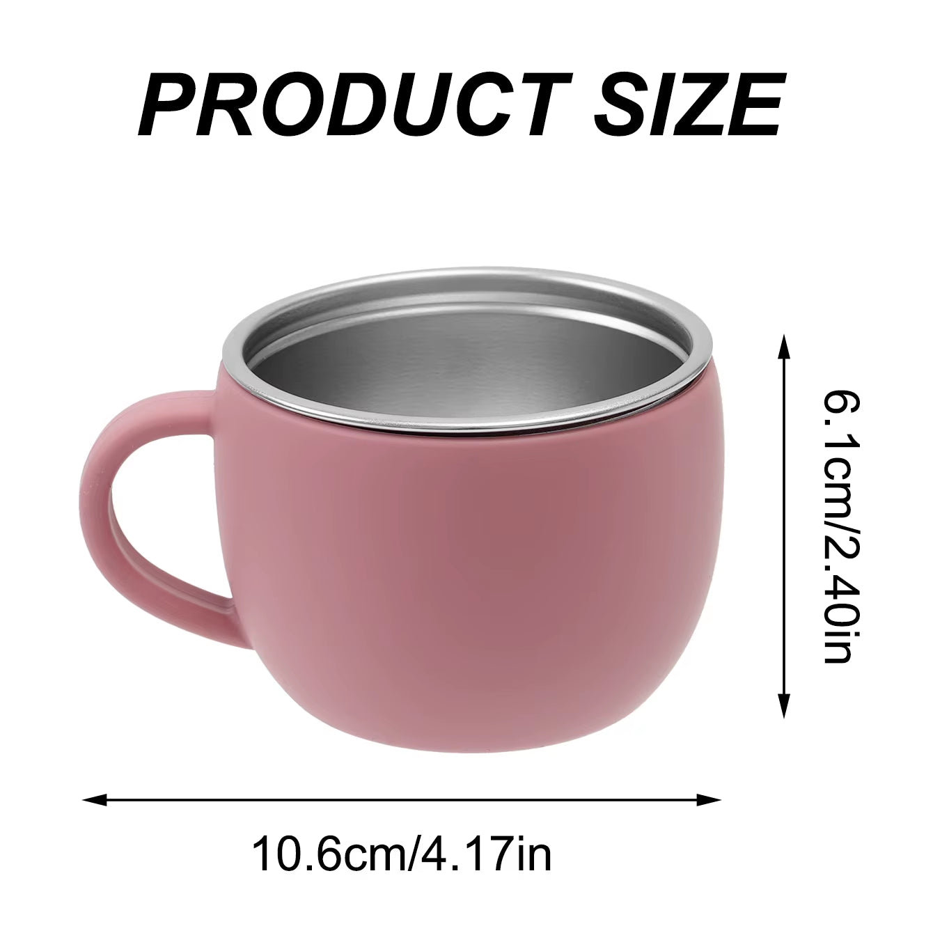 Color Kids 1PC Baby Stainless Steel Water Cup Detachable Silicone Mug Cup BPA Free Feeding Water Bottle for Children'S Tableware
