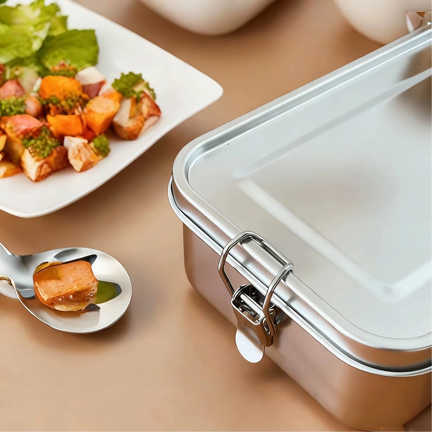 Lunch box en inox hermétique