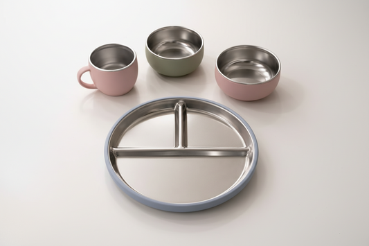 Set coloré mix match en inox