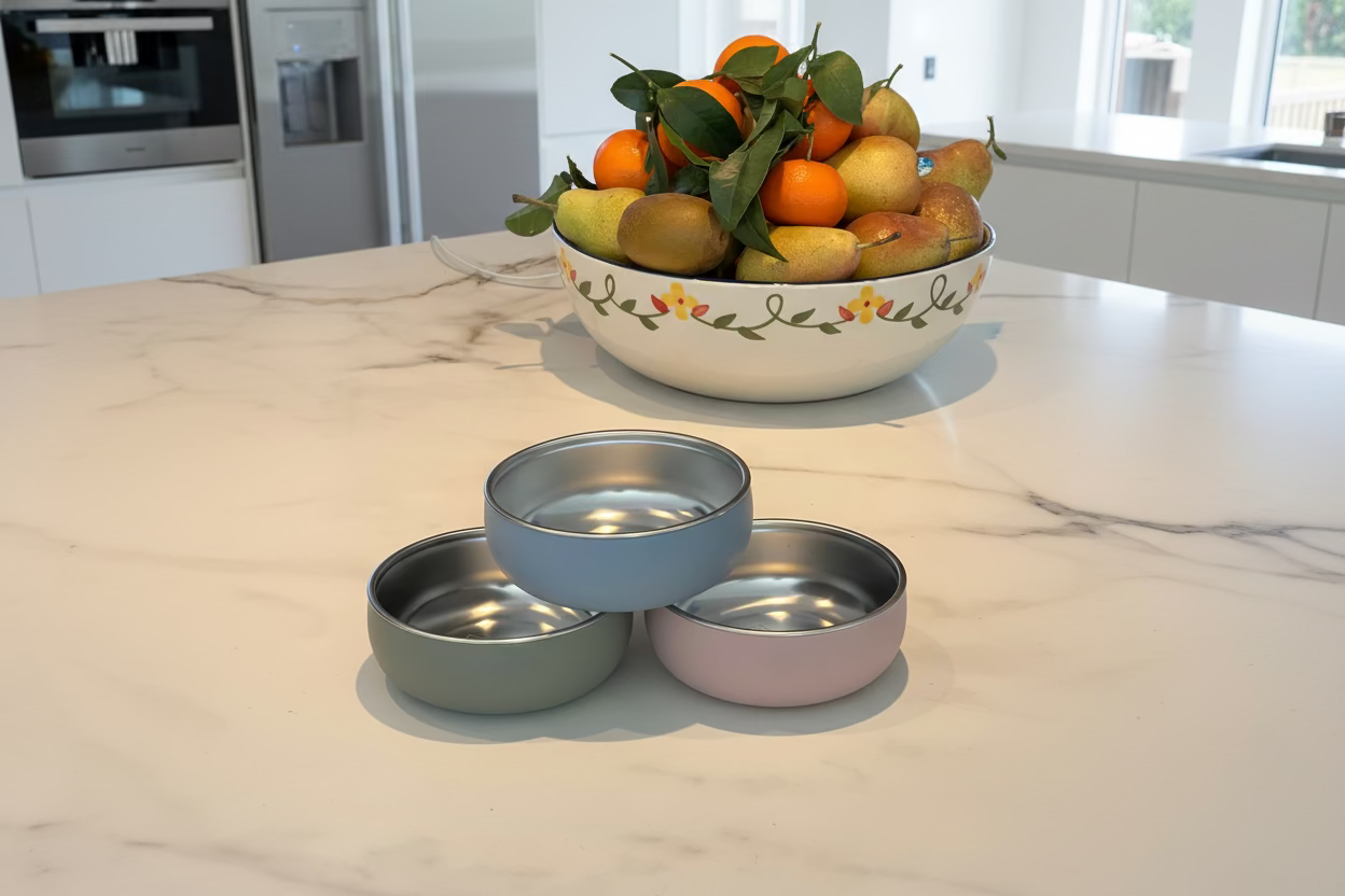 bols inox enfant colorés